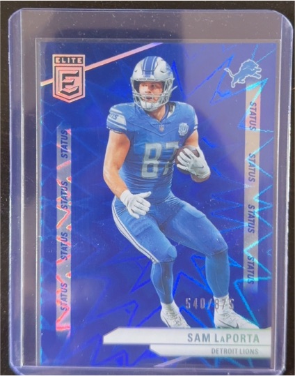 2024 Panini Donruss Elite #31 Sam LaPorta Status Blue — front
