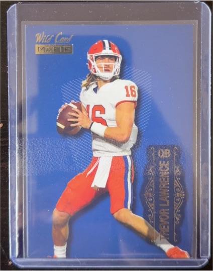 2021 Panini Wild Card Matte #LBC-1 Trevor Lawrence — front