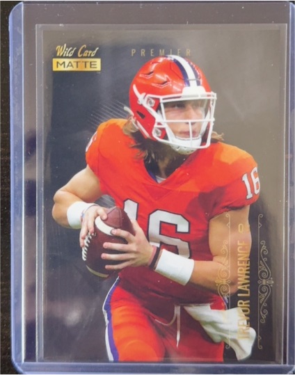 2021 Wild Card Matte Premier #MBC-1 Trevor Lawrence — front
