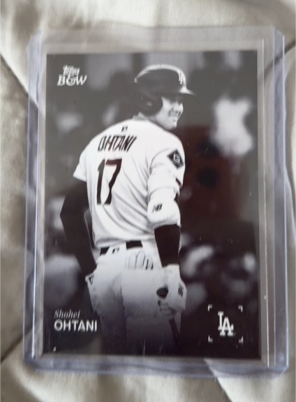 2025 Topps Black & White #001 Shohei Ohtani — front