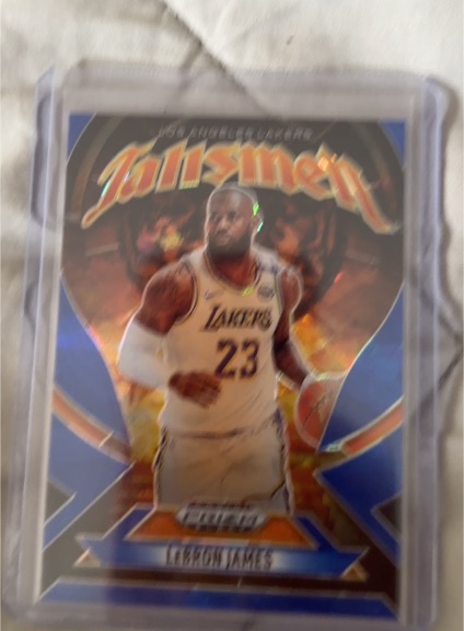 2024-25 Panini Prizm Black #4 LeBron James Talisman — front