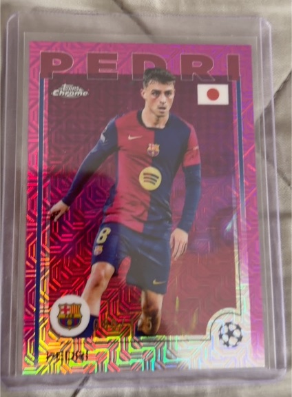 2024-25 Topps Chrome UEFA #174 Pedri — front