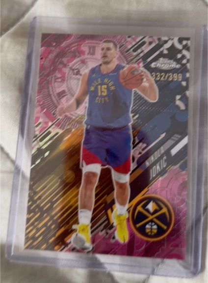 2025-26 Topps Chrome Go Time #GT-9 Nikola Jokić — front