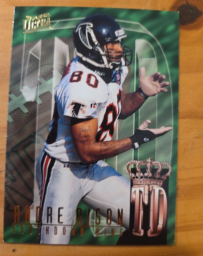 1995 Fleer Ultra #7 Andre Rison Touchdown Kings — front