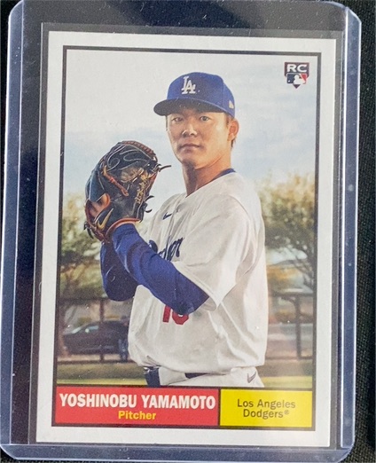 2024 Topps Archives #61 Yoshinobu Yamamoto — front