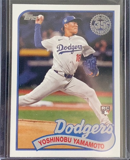 2024 Topps Update 35th Anniversary #89US-29 Yoshinobu Yamamoto — front