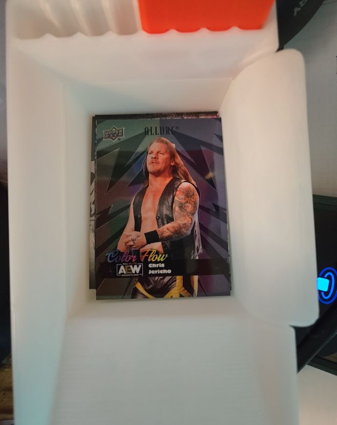 2024 Upper Deck Allure AEW #CF-23 Chris Jericho Color Flow — front