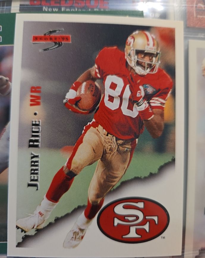 1995 Score #3 Jerry Rice — front