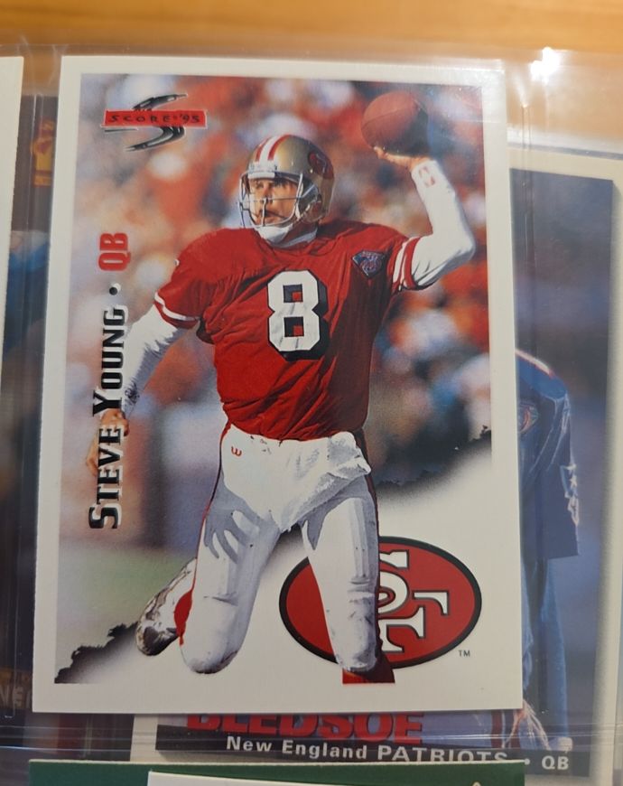 1995 Score #1 Steve Young — front