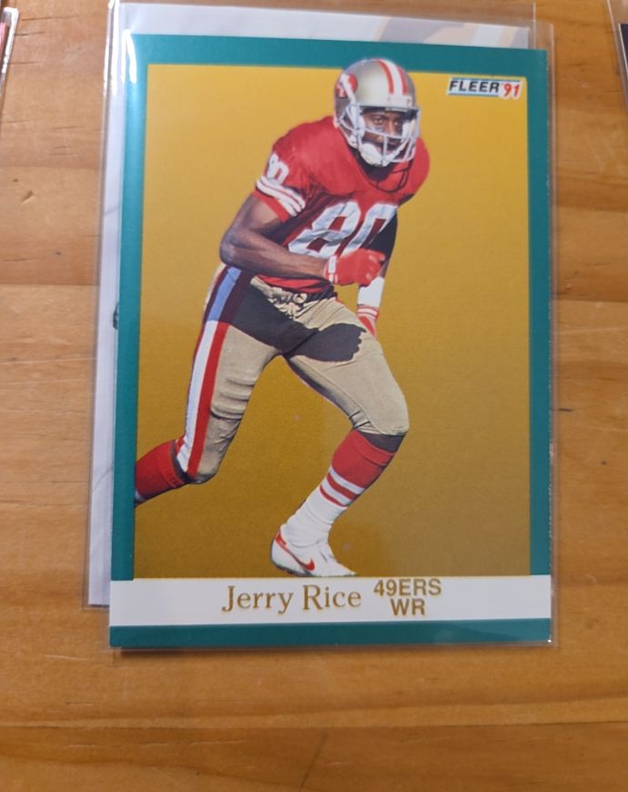1991 Fleer #363 Jerry Rice — front