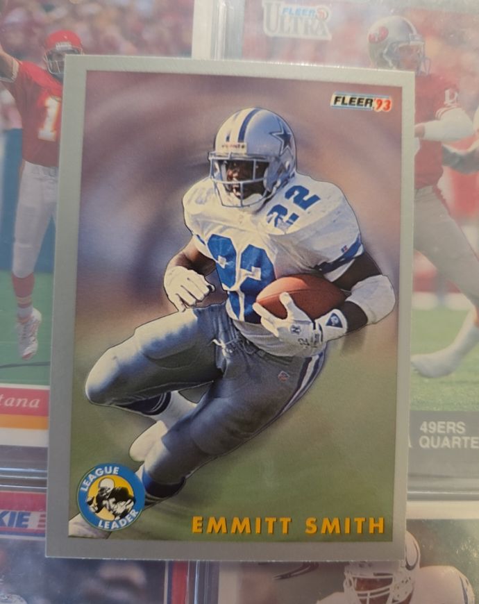 1993 Fleer #244 Emmitt Smith — front