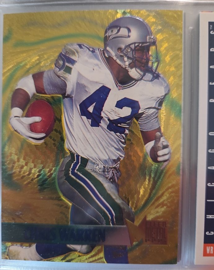 1995 Fleer Metal Gold Blaster #15 Chris Warren — front