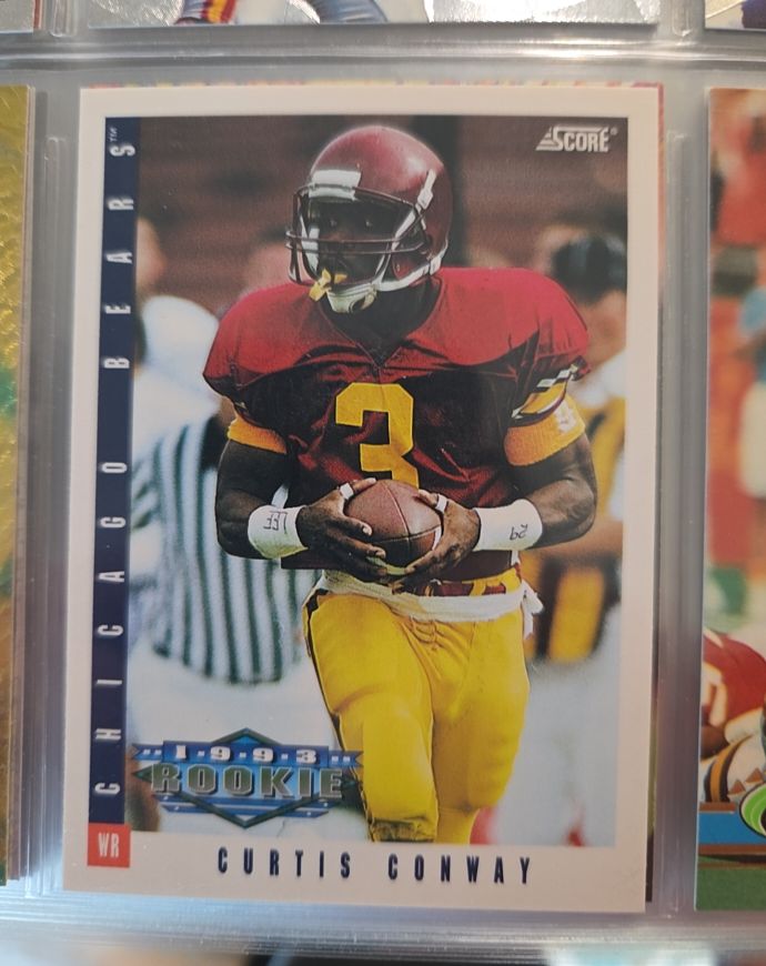 1993 Score #307 Curtis Conway — front