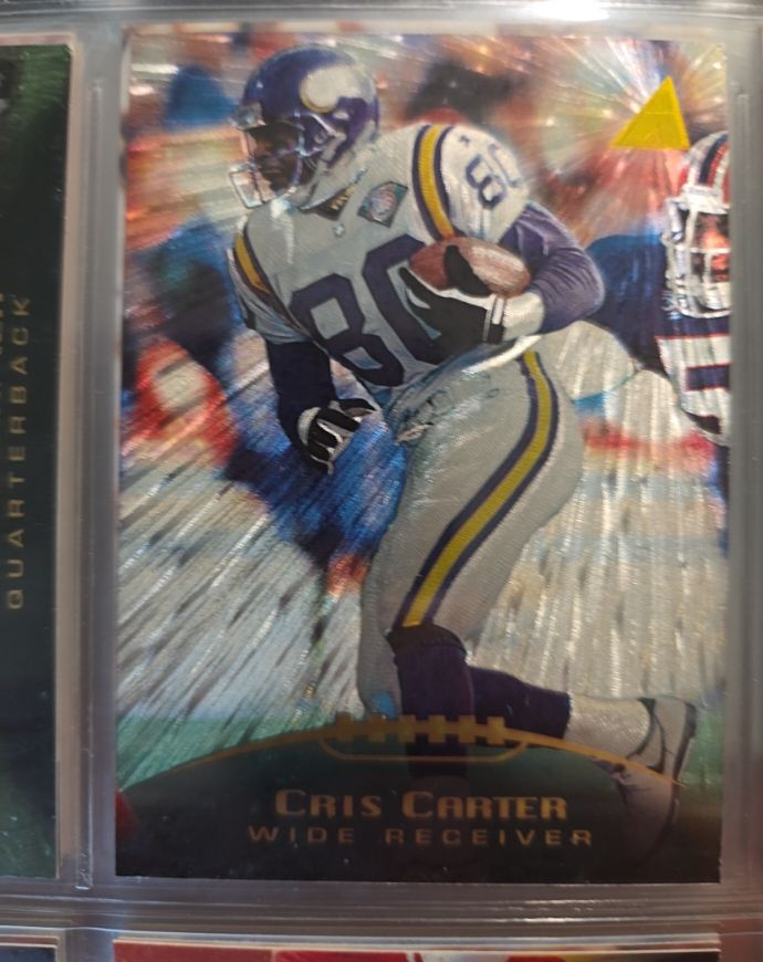 1995 Pinnacle Trophy Collection #44 Cris Carter — front