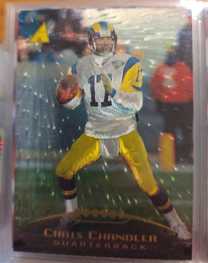 1995 Pinnacle Trophy Collection #77 Chris Chandler — front