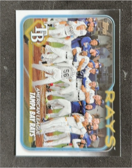 2024 Topps Series 1 #211 Tampa Bay Rays Team Card — front