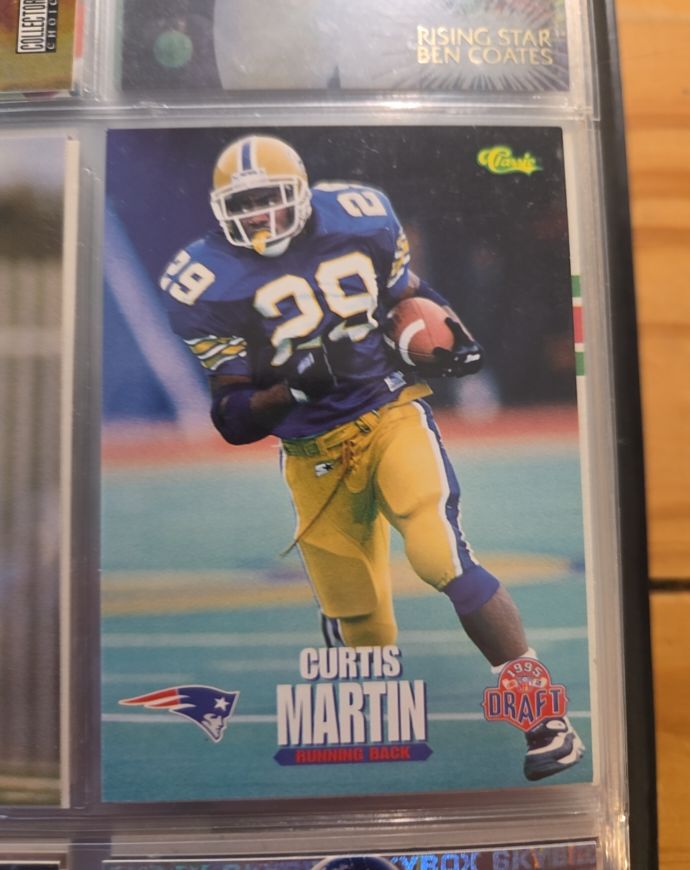 1995 Classic NFL Draft #84 Curtis Martin — front