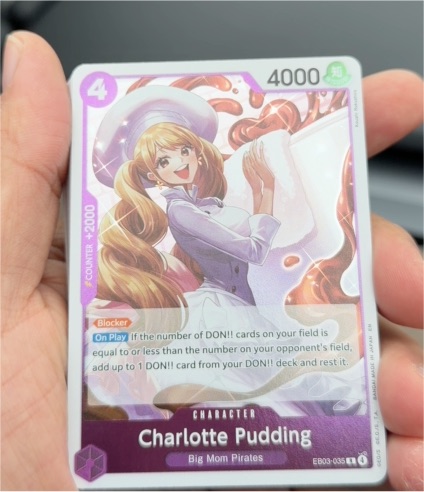 Charlotte Pudding EB03-035 One Piece Card Game — front