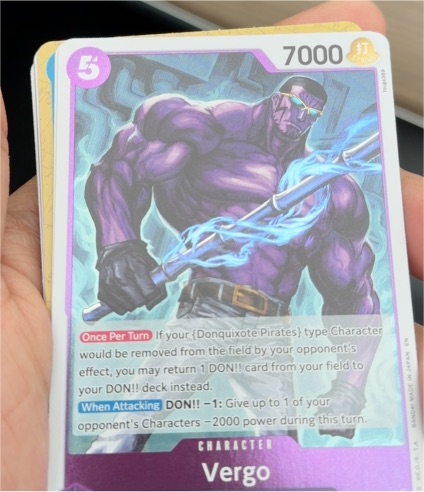 One Piece TCG OP14-061 Vergo — front