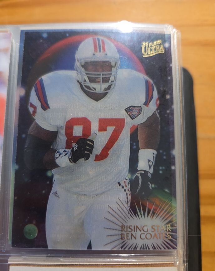 1995 Fleer Ultra #4 Ben Coates Rising Stars — front