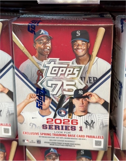 2026 Topps Series 1 Topps 75 Baseball Blaster Box — front