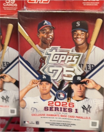 2026 Topps Series 1 Baseball Hanger Box — front