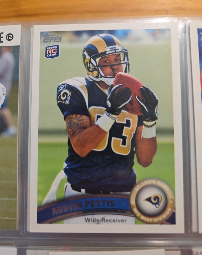 2011 Topps #396 Austin Pettis — front