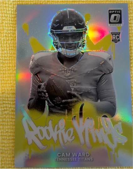 2025 Donruss Optic #1 Cam Ward Rookie Kings — front