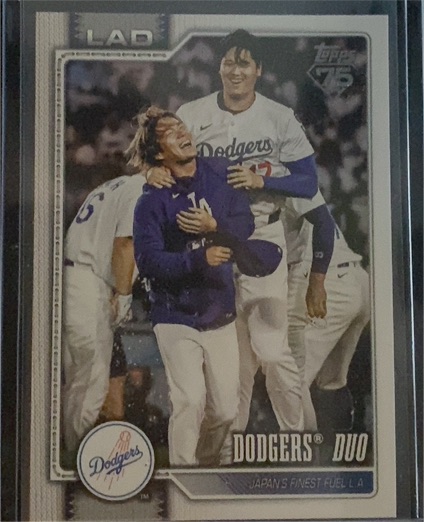 2026 Topps Series 1 #265 Dodgers Duo — front