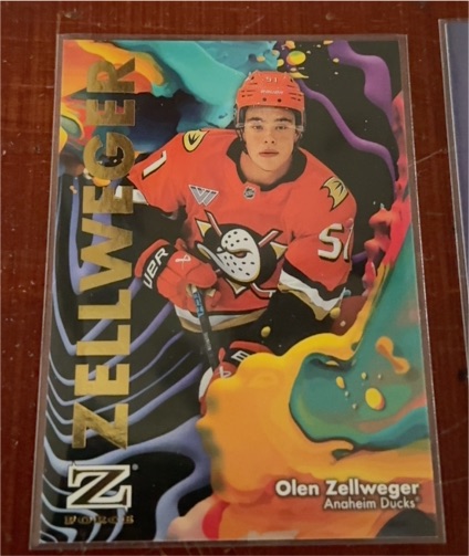 2024-25 Skybox Metal Universe Z-Force #35 Olen Zellweger — front