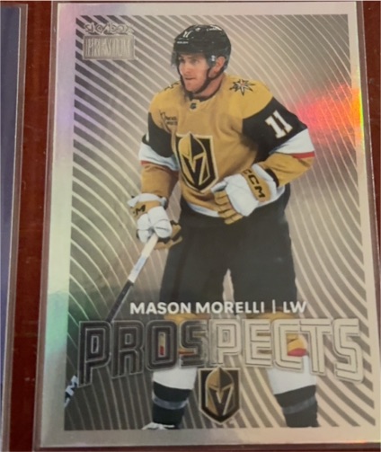 2024-25 Skybox Metal Universe Premium Prospects #PP-20 Mason Morelli — front