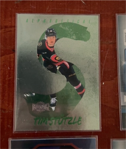 2024-25 Skybox Metal Universe #A-19 Tim Stutzle Alphabetical — front