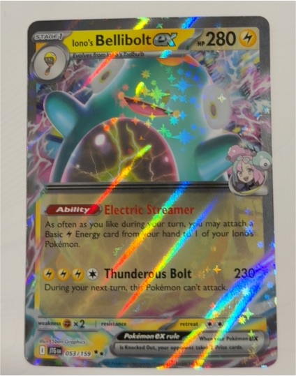 Iono's Bellibolt ex 053/159 Journey Together — front