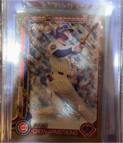 2025 Topps Holiday #H41 Pete Crow-Armstrong — front