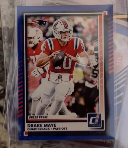 2025 Panini Donruss #58 Drake Maye — front