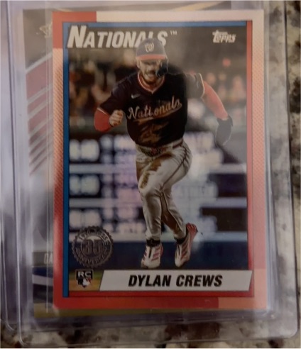 2025 Topps Chrome #90CB-16 Dylan Crews — front