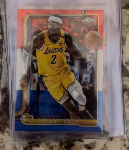 2025-26 Topps Chrome #154 Jarred Vanderbilt — front