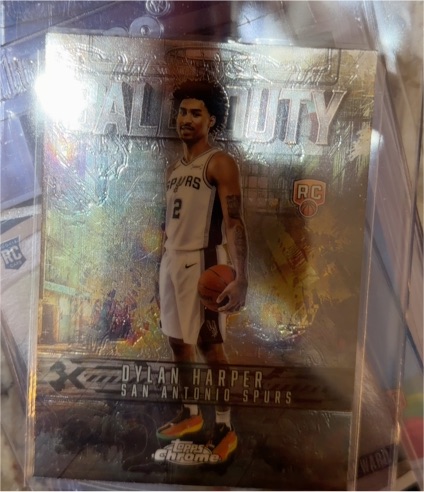 2025-26 Topps Chrome Ball of Duty #BD-22 Dylan Harper — front