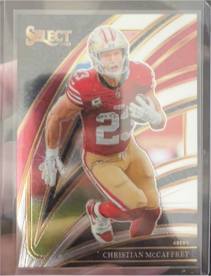 2025 Panini Select #218 Christian McCaffrey — front