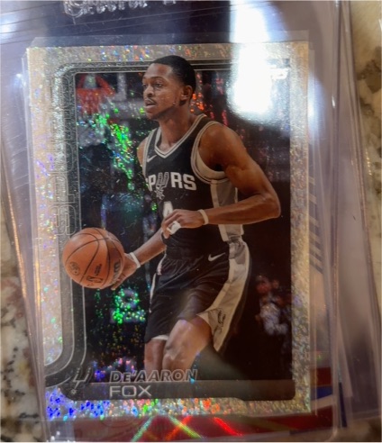 2025-26 Topps #196 De'Aaron Fox — front