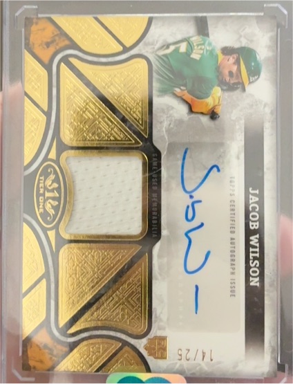 2025 Topps Museum Collection #SPTRA-JWI Jacob Wilson — front