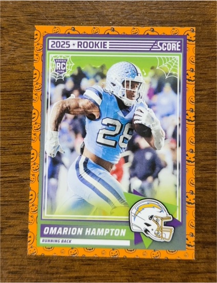 2025 Score #37 Omarion Hampton — front