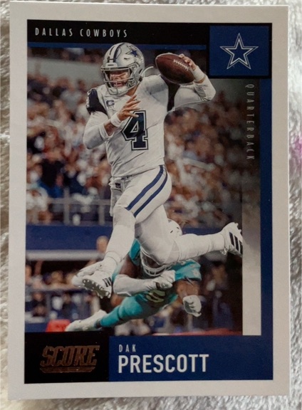 2020 Panini Score #168 Dak Prescott — front