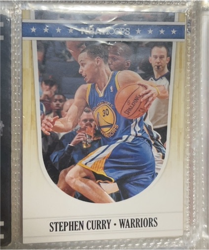 2011-12 Panini NBA Hoops #64 Stephen Curry — front