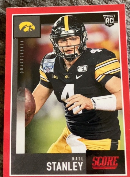 2020 Panini Score #364 Nate Stanley — front