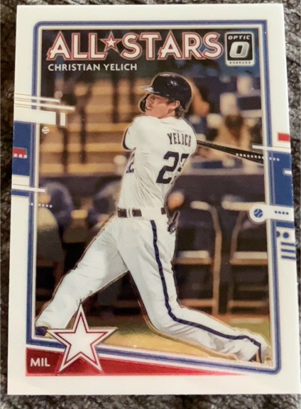 2020 Donruss Optic All Stars #198 Christian Yelich — front