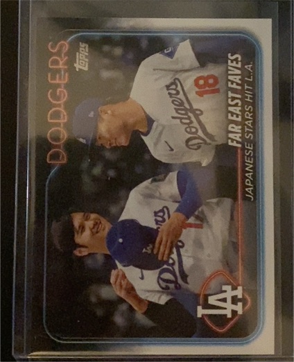 2024 Topps Update Series #US13 Far East Faves Shohei Ohtani / Yoshinobu Yamamoto — front