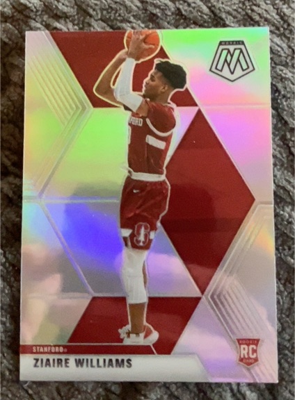 2021 Panini Chronicles Draft Picks Mosaic #266 Ziaire Williams — front