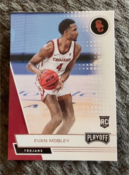 2021 Panini Chronicles Playoff #353 Evan Mobley — front