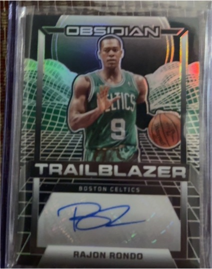 2024-25 Panini Obsidian Trailblazer Rajon Rondo — front